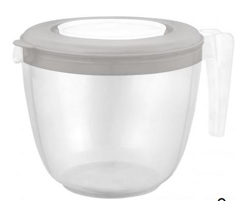 Емкость для миксера мерная HELSINKI с крышкой 1,9л пепельный жемчуг